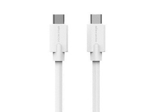 Kabel allocacoc USBcable Usb-C Flat 10453WT/USBCBC (USB 2.0 typu A ; kolor biały)