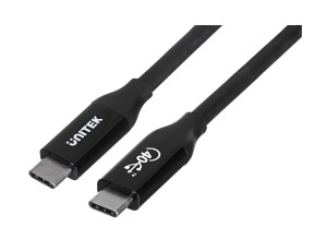 Kabel Unitek C14100BK-0.8M USB-C 4.0, 40 Gbps, 8K, M/M, 0,8m