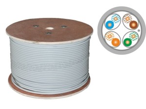 Alantec-F-FTP kabel 4x2x23AWG kat.6A LSOH B2ca 500m