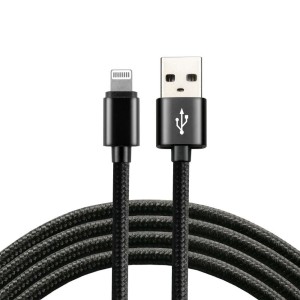 Kabel USB - Lightning everActive CBB-1IB 1m czarny