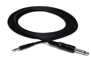 Hosa - Kabel TS 6.35mm - TRS 3.5mm 1.5m