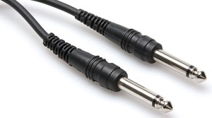 Hosa - Kabel TS 6.35mm - TS 6.35mm 0.91m