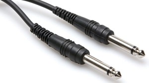 Hosa - Kabel TS 6.35mm - TS 6.35mm 1.5m