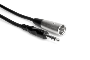 Hosa - Kabel XLRm - TRS 6.35mm 0.91m