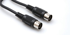 Hosa - Kabel MIDI 1.5m czarny