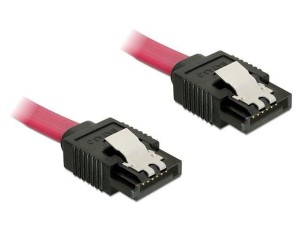 Kabel Delock SATA DATA III 0,2m z zatrzaskami metalowymi