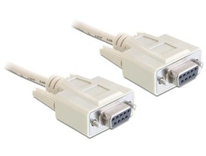 Kabel Delock transmisyjny null modem 9F/9F 5m