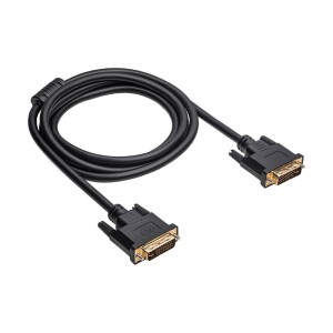Kabel DVI Akyga AK-AV-02 DVI-I (24+5) Gold 1,8m czarny