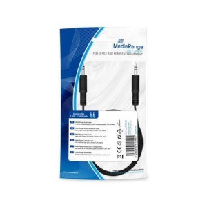 Kabel Audio/Video MediaRange MRCS189 Jack plug 3.5mm/Jack plug 3.5mm, 1,5m, czarny