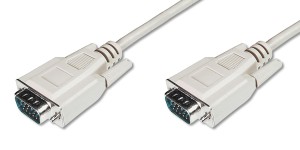 Kabel VGA DIGITUS 1080p 60Hz FHD Typ DSUB15/DSUB15 M/M szary 3m
