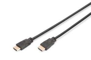 Kabel HDMI DIGITUS HighSpeed z Ethernetem 4K 60Hz UHD Typ HDMI A/A M/M czarny 2m