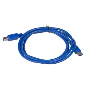 Kabel USB 3.0 Akyga AK-USB-09 USB A(M) - B(M) 1,8m niebieski