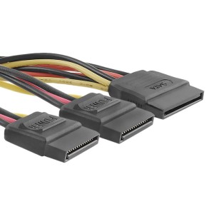 Kabel zasilający SATA Qoltec rozgałęziacz F/2*F 0,2m