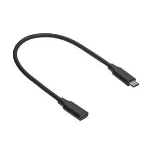 Kabel USB Akyga AK-USB-32 USB type C (f) / USB type C (m) ver. 3.1 0,3m czarny