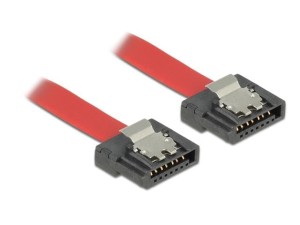 Kabel SATA Delock DATA III 0,2m Flexi czerwony