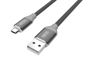 Kabel Unitek Y-C4026AGY Premium USB-microUSB Nylon Gray