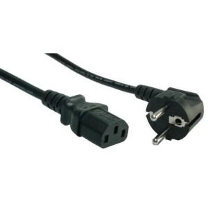 Kabel zasilający Akyga AK-PC-01A IEC C13 CEE 7/7 230V/50Hz 1,5m