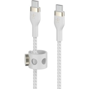 Kabel USB-C BELKIN CAB011BT3MWH USB-C - USB-C, 2.0, oplot, 3m