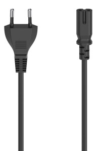 Kabel zasilający Hama ósemka 1,5m czarny