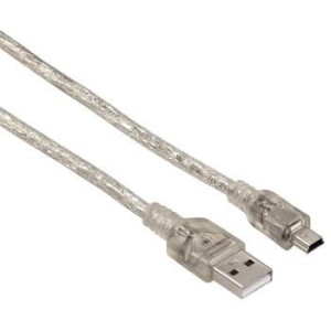 Kabel USB Hama 2.0 USB A - mini USB B 1,8 m