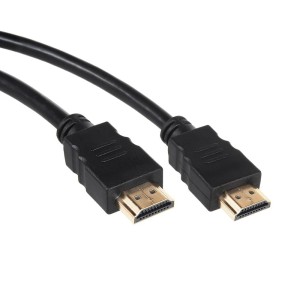 Kabel HDMI Maclean MCTV-524 HDMI - (M) - HDMI (M) czarny 1,8m v1,4 gold ethernet 30AWG