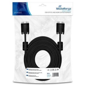 Kabel SVGA MediaRange MRCS112 VGA/VGA, 15m, czarny