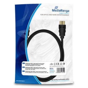 Kabel HDMI MediaRange MRCS139 HDMI/HDMI with Ethernet, 1,5m, czarny