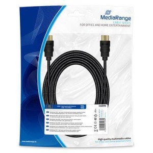 Kabel HDMI MediaRange MRCS211 HDMI/HDMI with Ethernet , 5.0m, czarny