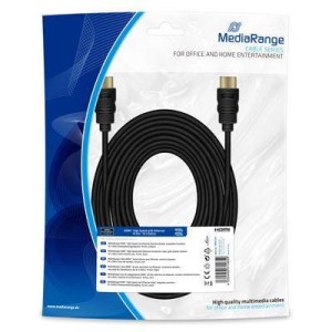 Kabel HDMI MediaRange MRCS212 HDMI/HDMI with Ethernet , 10.0m, czarny