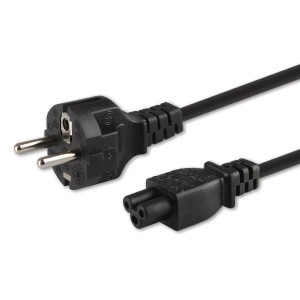 Kabel zasilający Savio CL-81 do notebooka "koniczynka" 1,8m 10 sztuk