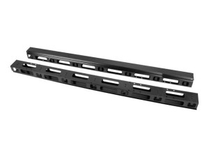 Organizer kabli Lanberg AK-1208-B pionowy do szaf stojących 32U czarny