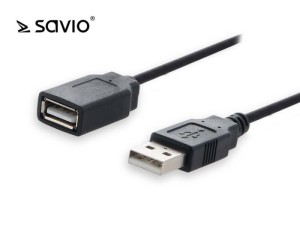 Przedłużacz USB 2.0. Savio CL-69 AM-AF, 1,8m