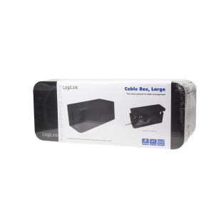 Organizer kabli LogiLink KAB0062 CableBox L, czarny