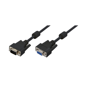 Przedłużacz VGA LogiLink CV0004 VGA 2x Ferryt 1,8m