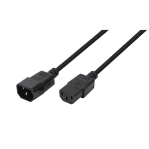 Przedłużacz kabla zasilającego LogiLink CP091 IEC 60320 VDE czarny 1,8m