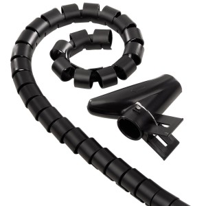 Osłona Hama na kable, 1,5 m, 30 mm, czarna