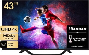 Telewizor 43" Hisense 43A63H (4K UHD HDR DVB-T2/HEVC Smart)