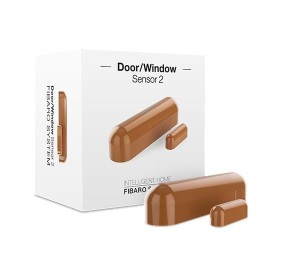 FIBARO Czujnik okien/drzwi  FGDW-002-7 (wewnętrzny; Z-Wave; kolor czekoladowy)