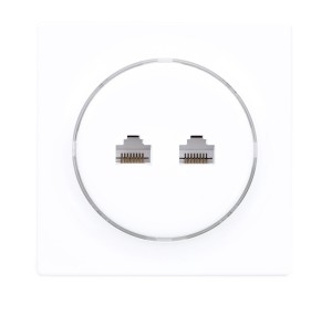 Gniazdo sieciowe FIBARO Walli N Ethernet Outlet, białe (FGWEEU-021)