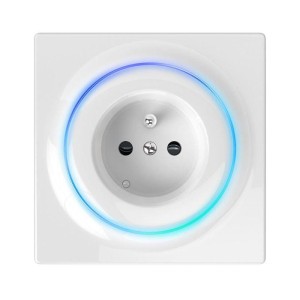 Inteligentne gniazdko FIBARO Walli Outlet Type E, białe (FGWOE-011)