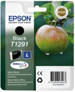 TUSZ EPSON T1291 BLACK  STYLUS SX425W/SX525WD/BX305F/BX320FW/BX625FWD
