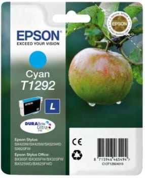 TUSZ EPSON T1292 CYAN  STYLUS SX425W/SX525WD/BX305F/BX320FW/BX625FWD476430