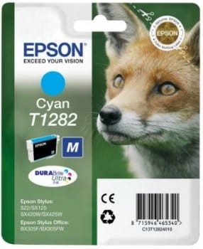 TUSZ EPSON T1282 CYAN  STYLUS S22/SX125/SX425W/BX305F476424