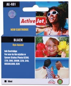 Tusz Activejet AE-481N (zamiennik Epson T0481; Supreme; 17 ml; czarny)