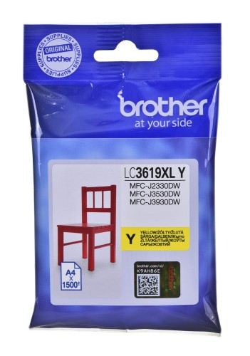 Tusz Brother żółty LC3619XLY=LC-3619XLY, 1500 str. - 937520