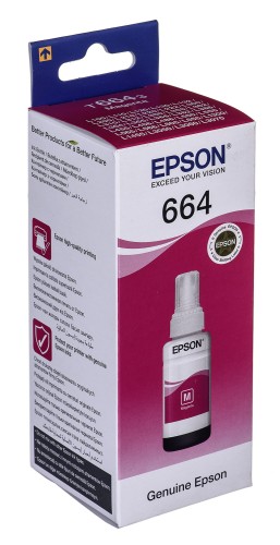 Tusz Epson C13T66434A (oryginał ; 70 ml; czerwony) - 1130302