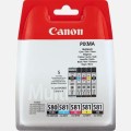 Tusz Canon zestaw PGI-580/CLI-581=PGI580/CLI581=2078C005, zwiera czarny i kolor, PGI580+CLI581 - 565535