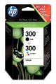 Tusz HP zestaw HP 300+HP 300, HP300+HP300=CN637EE, zawiera czarny i kolor, CC640EE+CC643EE - 802023