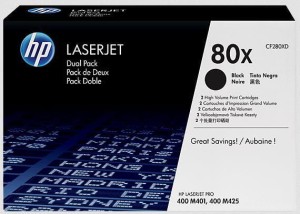 Toner HP 80X black 2pack | 2x6800str | LJ Pro 400 M401/MFP M425