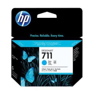 Tusz HP 711 cyan | 3x29ml